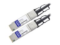 AddOn 2m NetAPP Compatible QSFP+ DAC Direct attach cable QSFP+ to QSFP+ 6.6 ft twinaxial 