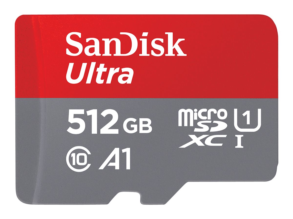 SanDisk Ultra - paměťová karta flash - 512 GB - microSDXC UHS-I
