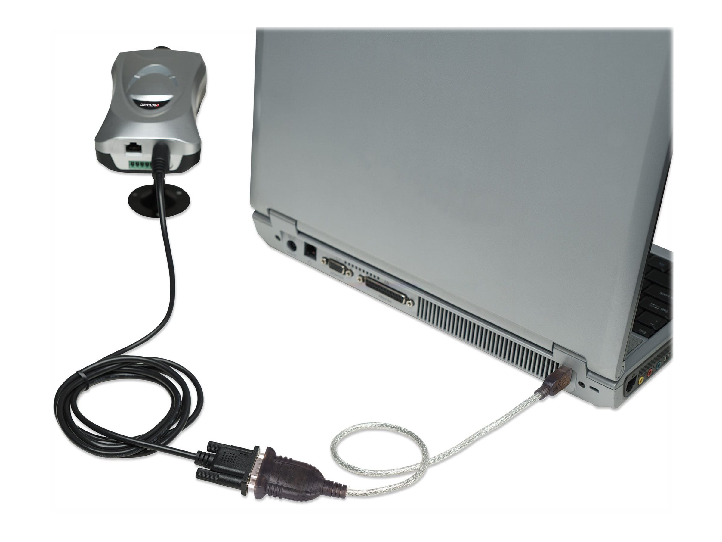 MANHATTAN USB auf Seriell-Konverter zum Anschluss eines seriellen Geräts an einen USB-Port Prolific PL-2303-Chipsatz 0,45 m