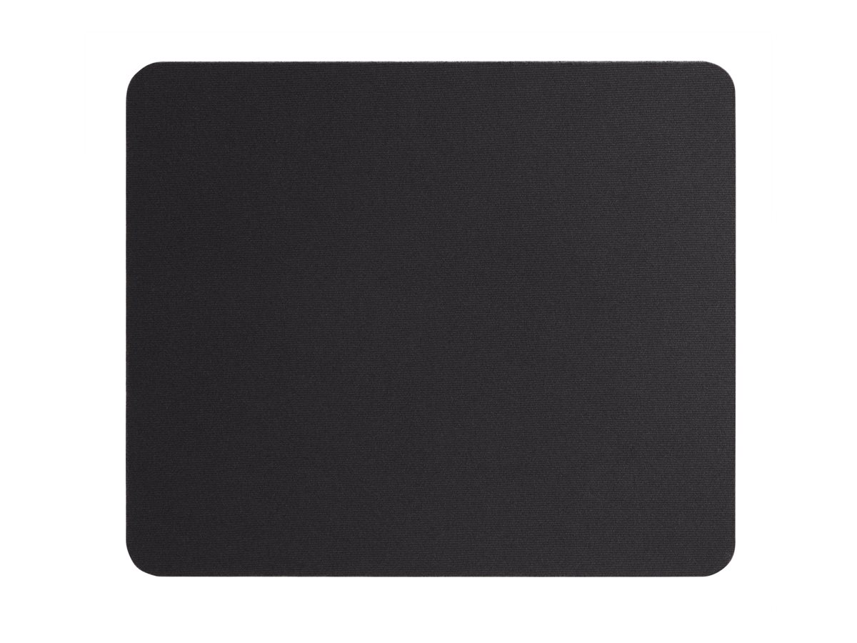 BLACK MOUSE PAD FABRIC W/ RUBBER BACKING 8X9X25IN
