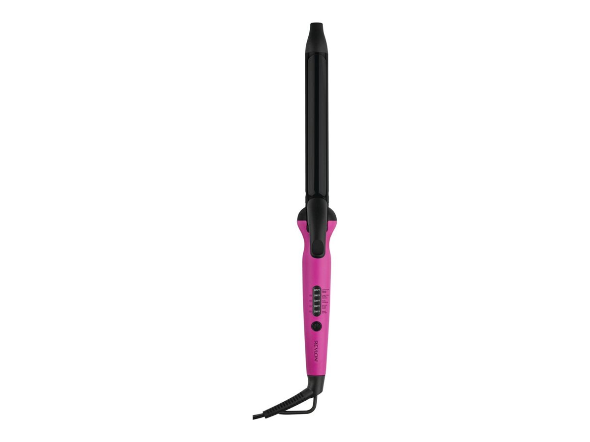 Revlon Easy Heat Curling Iron - Deep Pink/Black - 1in - RVIR1196F