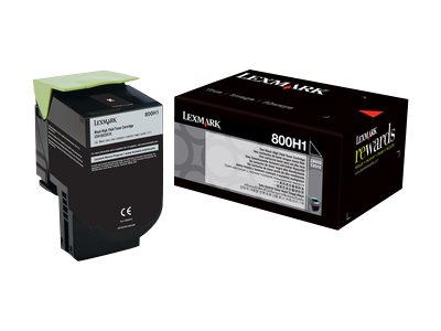 LEXMARK Toner schwarz CX410de/CX410dte - 80C0H10