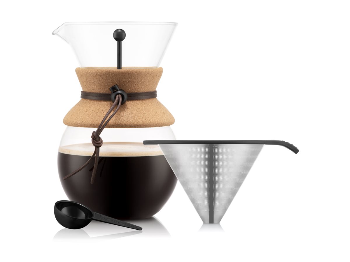 BODUM Pour Over Coffee Brewer - Cork - 1L