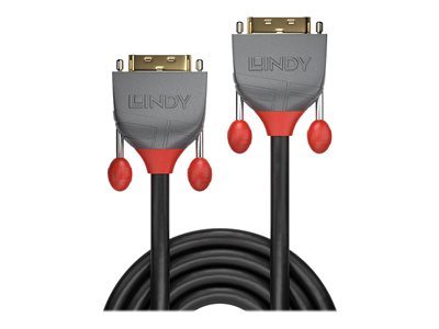 LINDY DVI-D Dual Link Kabel Anthra Line 1m - 36221
