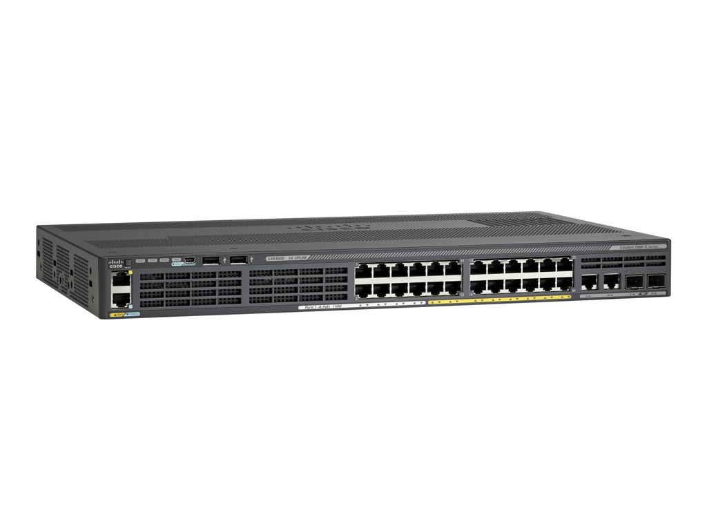 CISCO Catalyst 2960-X 24 GigE. 2 x 1G SF
