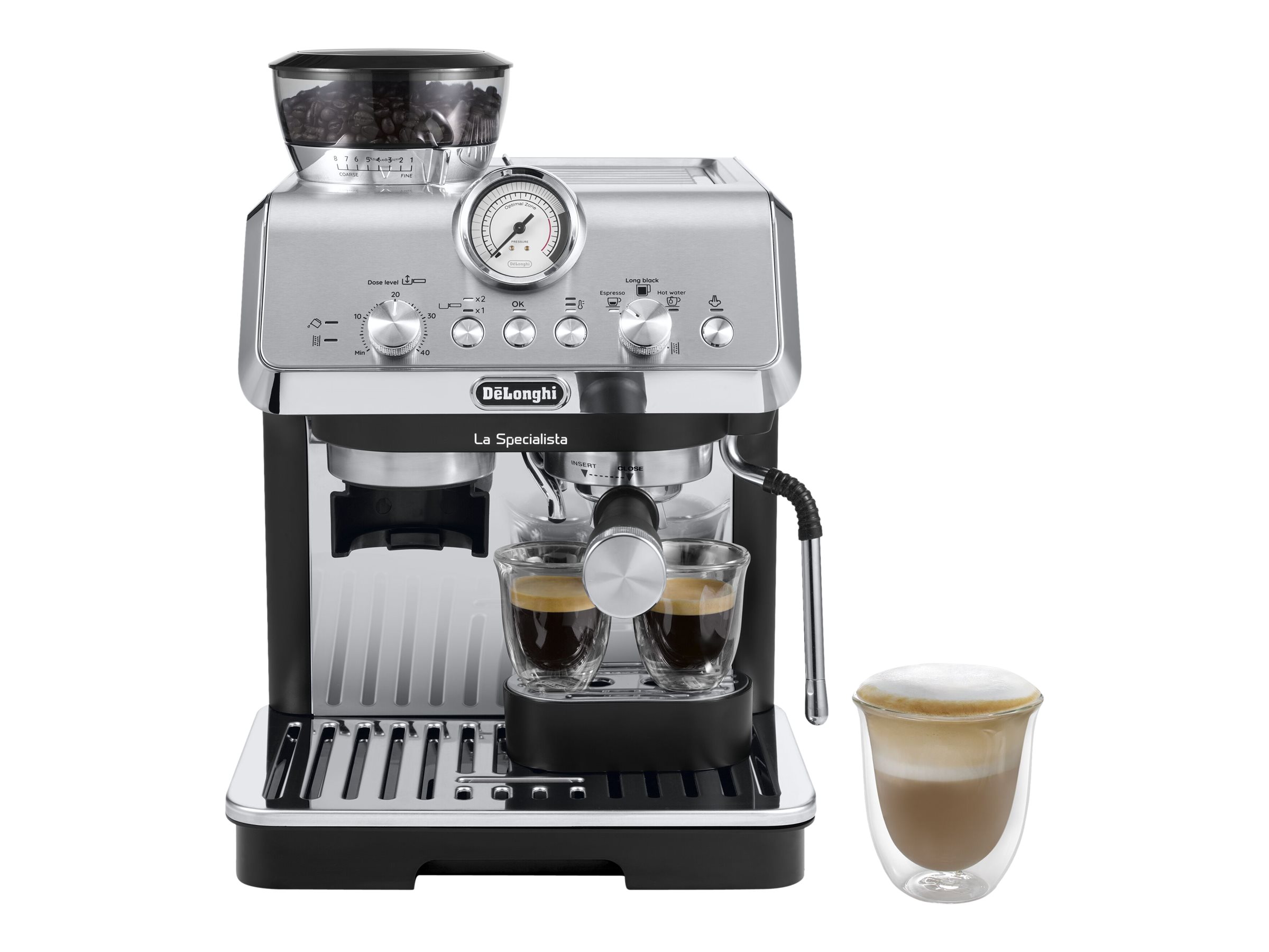 De Longhi La Specialista Arte Espresso Maker Black Metal EC9155MB