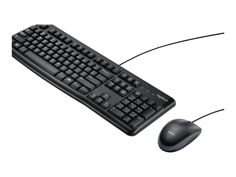 Logitech Desktop MK120 - Tastatur-und-Maus-Set - USB - Französisch