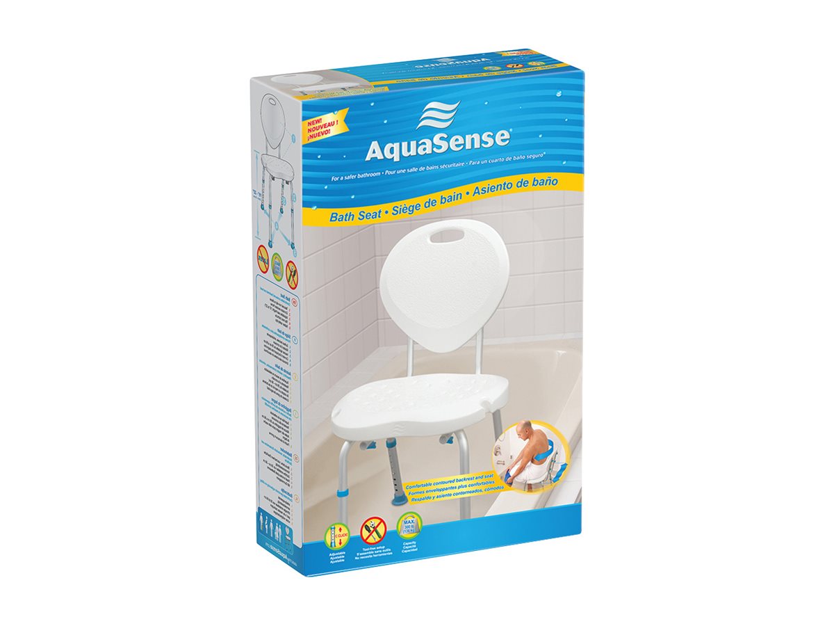 AquaSense Bath Seat - White