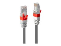 C ble réseau Gris Cat.6A S/FTP LSZH, 0.5m