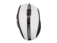 CHERRY MC 3000 - Mouse - right-handed - optical - 5 buttons - wired - USB - white grey