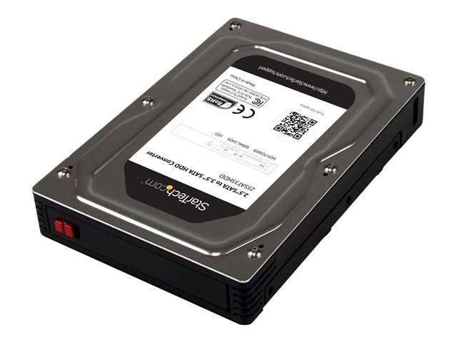 Image of StarTech.com 2.5" to 3.5" SATA HDD/SSD Adapter Enclosure - External Hard Drive Converter with HDD/SSD Height up to 12.5mm (25SAT35HDD) - storage enclosure - SATA 6Gb/s - SATA 6Gb/s