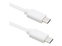 Qoltec USB 2.0 USB Type-C kabel 1.4m Hvid