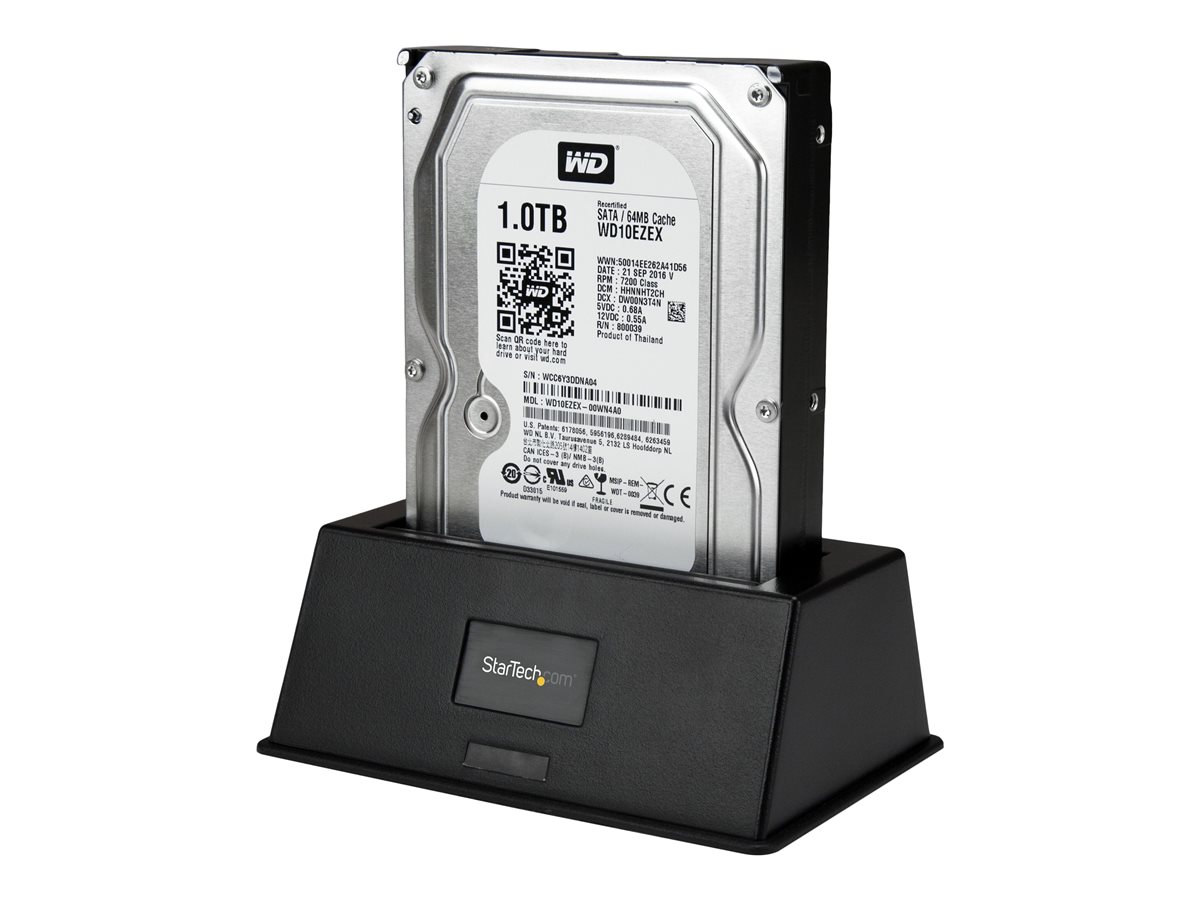 StarTech.com USB 3.0 SATA III Docking Station SSD / HDD with UASP - External Hot-Swap Dock w/ support for 2.5"/3.5" drives (SDOCKU33BV) - řadič úložiště - SATA 6Gb/s - USB 3.0 – foto 2