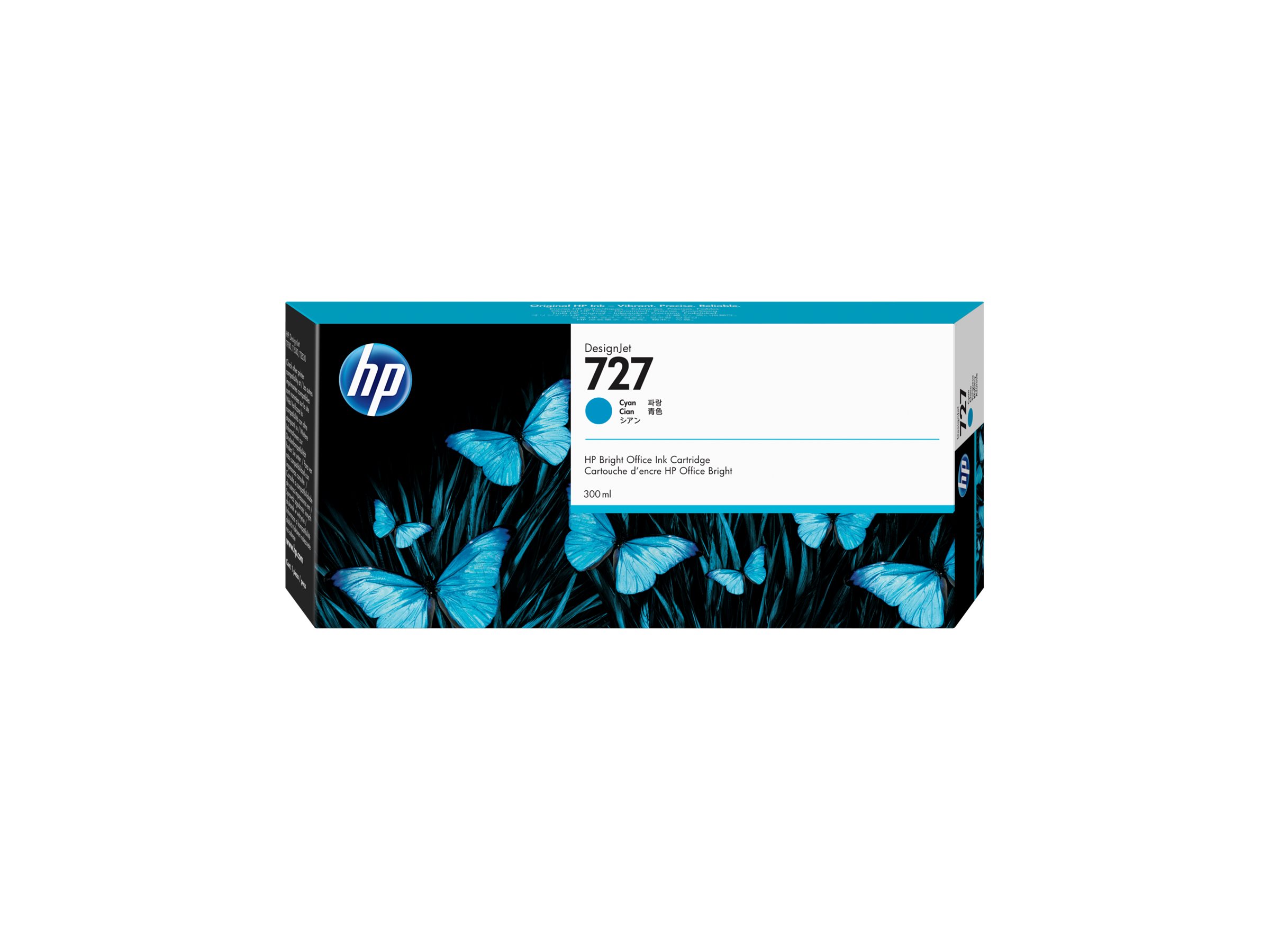 Hp 727 High Capacity Cyan Original Designjet Ink Cartridge Hp 727 High Capacity Cyan Original Designjet Ink Cartridge