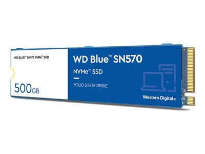 WD Blue SN570 NVMe SSD WDS500G3B0C - SSD 500 GB - intern - M.2 2280 - PCIe 3.0 x4 (NVMe) | Atea eShop | Erhverv