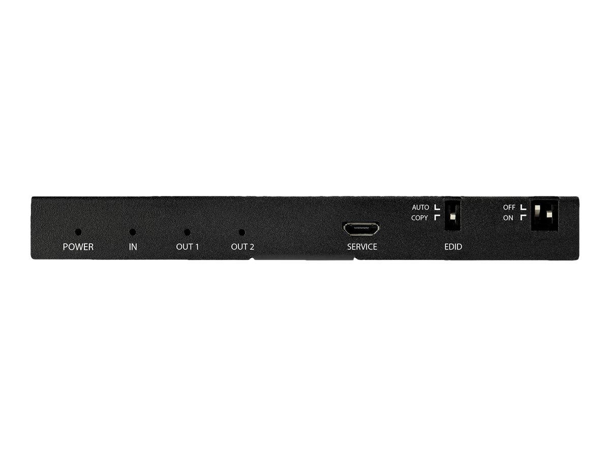 StarTech.com 2-Port HDMI Splitter (1x2), 4K 60Hz UHD HDMI 2.0 Audio Video  Splitter w/ Scaler & Audio Extractor (3.5mm/SPDIF), Dual HDMI Splitter ( 1-In 2-Out), EDID Copy, TV/Projector