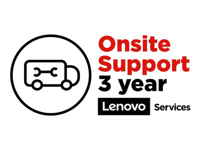 Lenovo Onsite - extended service agreement - 3 years - on-site