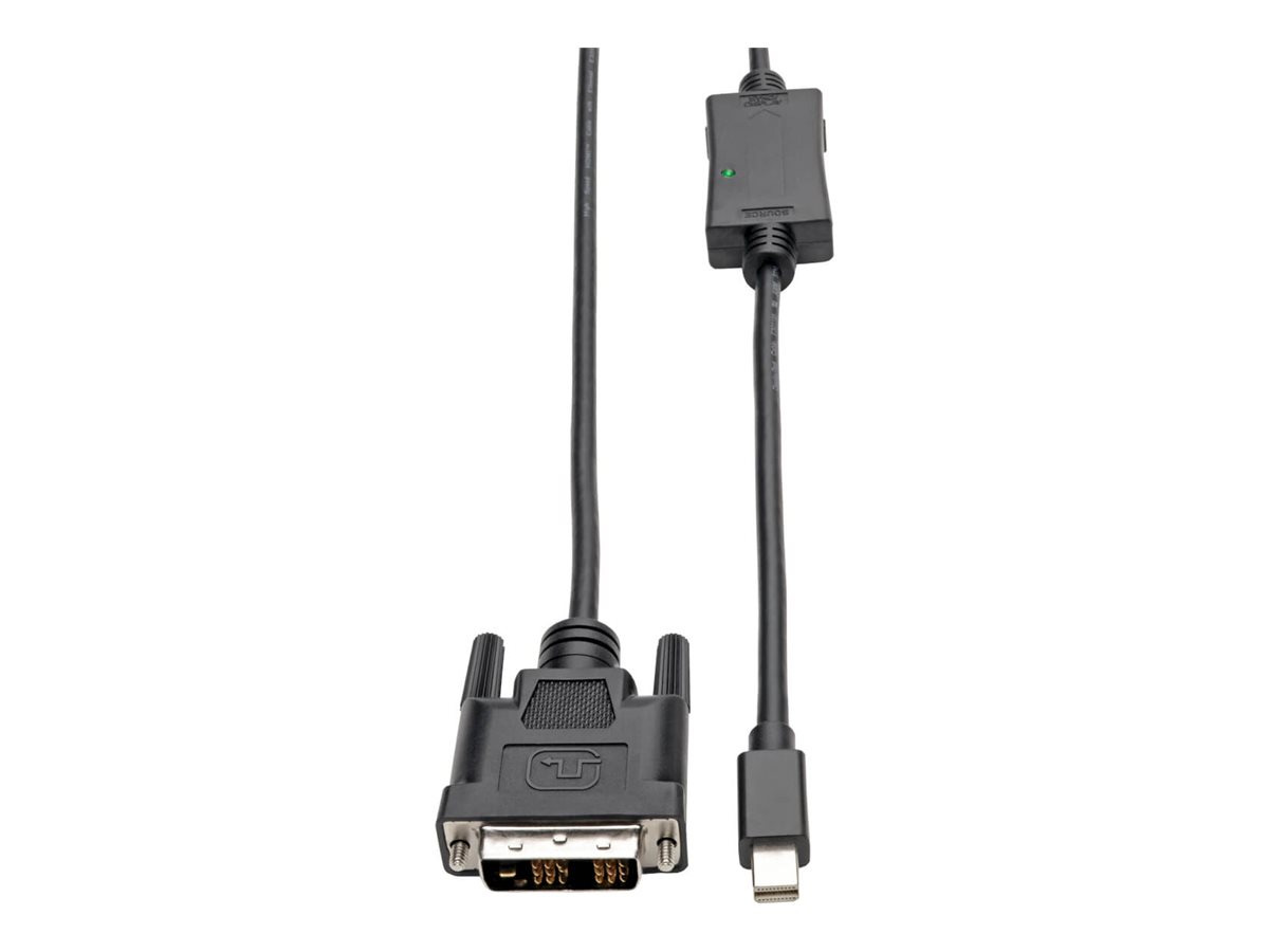 Tripp Lite Mini DisplayPort to DVI Adapter Cable (M/M), 1080p, 3 ft.