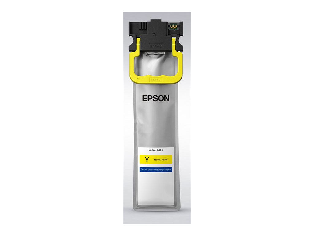 Epson T12N4 yellow original ink Product shot Front 79650