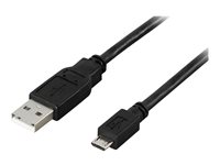 DELTACO USB-kabel 3m Sort