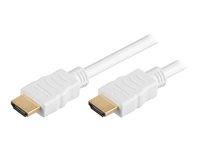 MicroConnect HDMI han -> HDMI han 50 cm Hvid