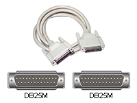 C2G - Câble parallèle - DB-25 (M) pour DB-25 (M) - 1.83 m 