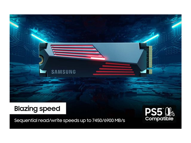 SAMSUNG SSD 990 PRO Heatsink 4TB M2 NVMe MZ-V9P4T0CW