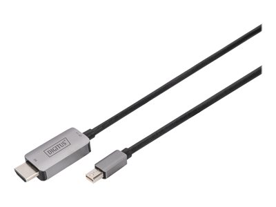 DIGITUS DisplayPort Adapterkabel mini DP->HDMI St/St 8K 1.0m - DB-340109-010-S