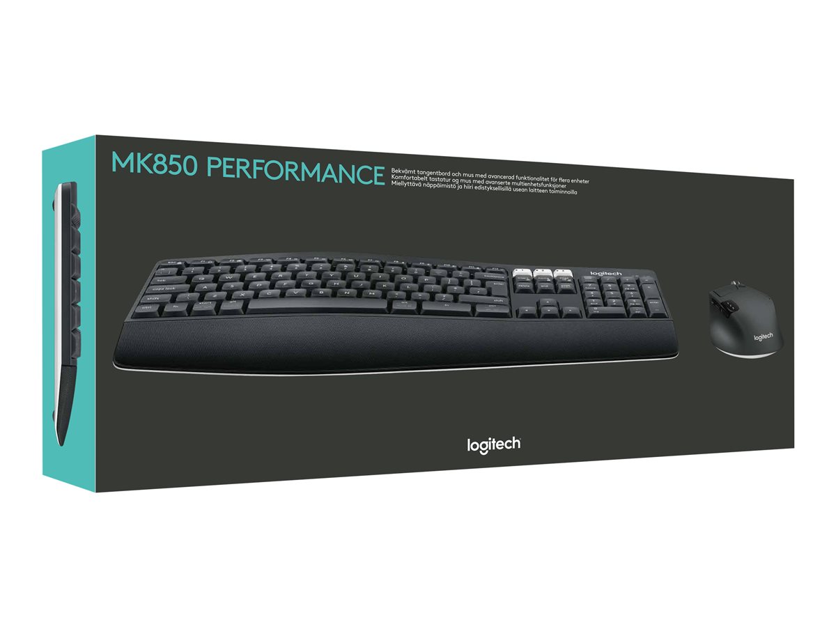 Logitech MK850 Performance - klávesnice a sada myši - QWERTZ - německá Vstupní zařízení – foto 6