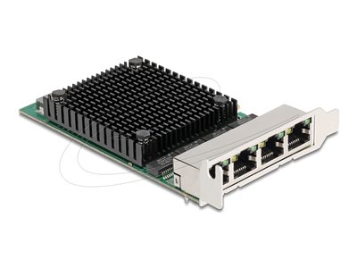 DELOCK PCI Express x4 Netzwerkkarte 2,5 Gigabit LAN 4xRJ45 PCI Express Karten