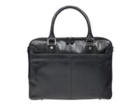 dbramante1928 Rosenborg 14″ — geantă laptop din piele naturală, Black