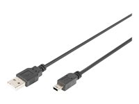 DIGITUS USB 2.0 USB-kabel 3m Sort