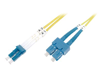 DIGITUS Fiber Optic Singlemode PatchK SC (APC) to LC (PC) 1m - DK-292SCA3LC-01