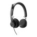 Logitech Zone Teams Wired Noise Cancelling On-ear Headset with C925e Webcam - Image 4: Left-angle