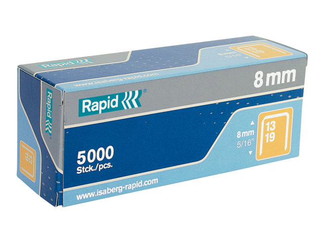 Rapid Staples No 13 8 Mm Pack Of 5000