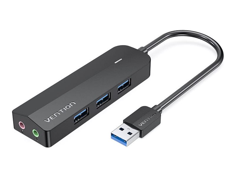 Vention CHIB hub 2-in-1 3 Product shot Left-angle 79450