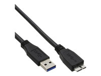 InLine USB 3.0 USB-kabel 50cm Sort