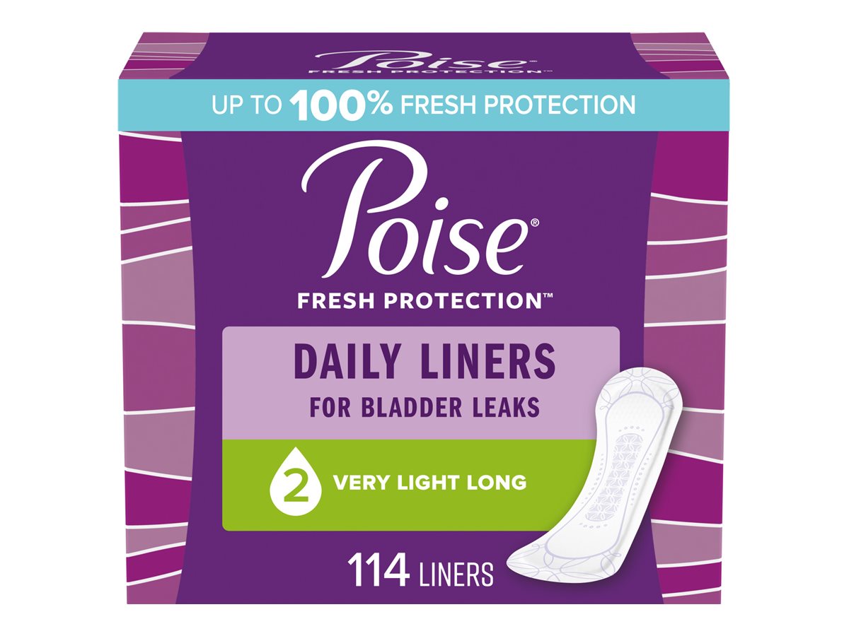 Save on Poise Incontinence Pads Moderate Absorbency Long Length Order  Online Delivery