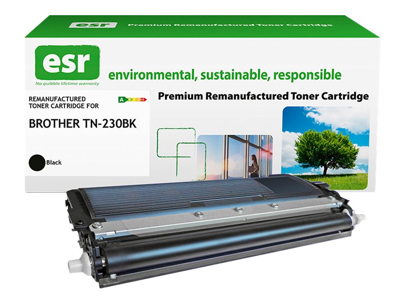 ESR Toner cartridge compatible with Brother TN-230BK black remanufactured 2.200 pages