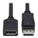 Eaton Tripp Lite Series DisplayPort Extension Cable with Latch, 4K @ 60 Hz, HDCP 2.2 (M/F),10 ft. (3.05 m)