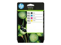 HP 953 - 4-pack - black, yellow, cyan, magenta - original - Officejet - ink cartridge