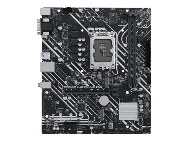 Asus Prime H610m E D4 Csm Motherboard Micro Atx Lga1700 Socket H610