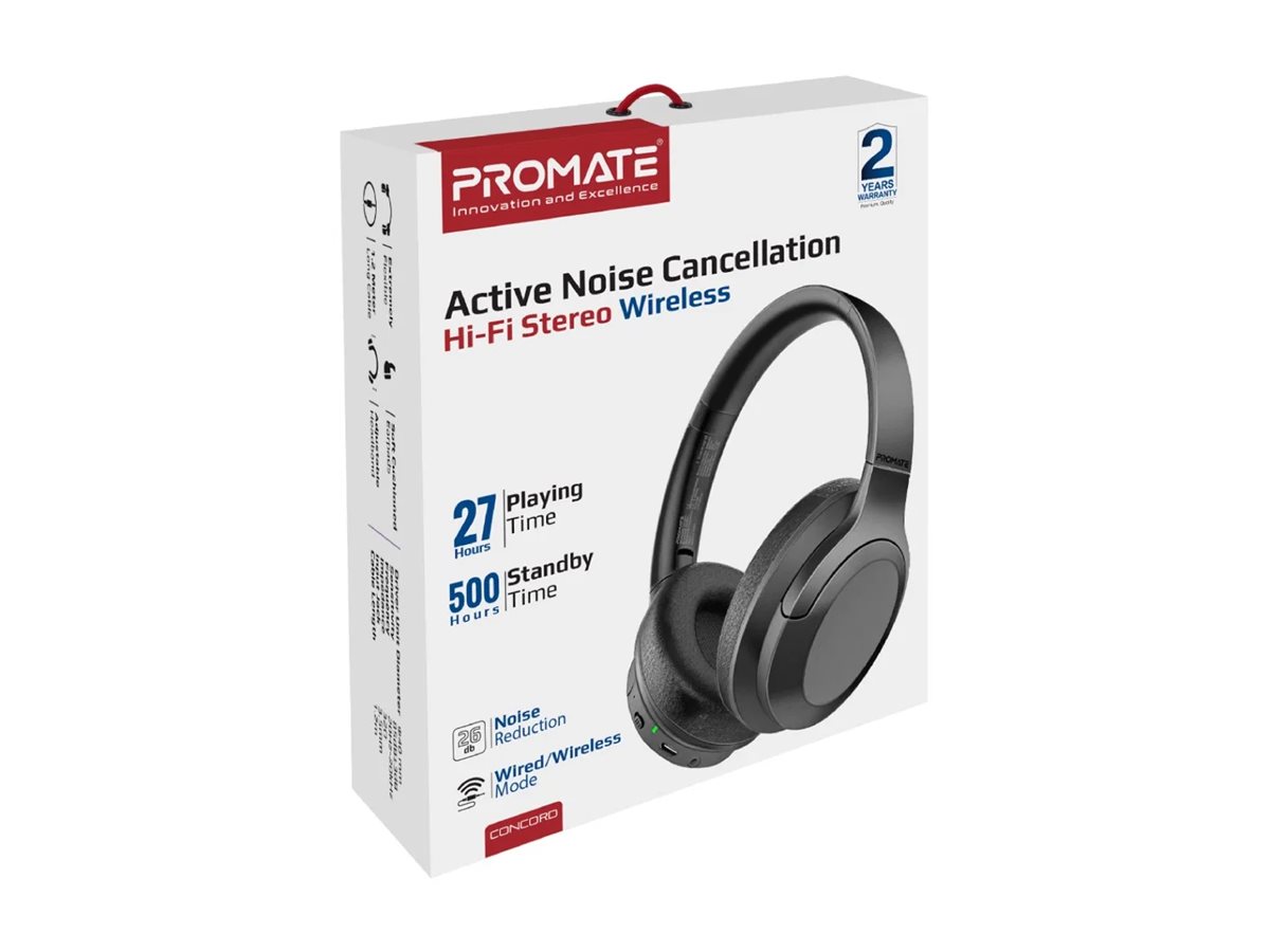 Promate Concord headphones with mic 3.5 mm Usage / lifestyle Left side 72441