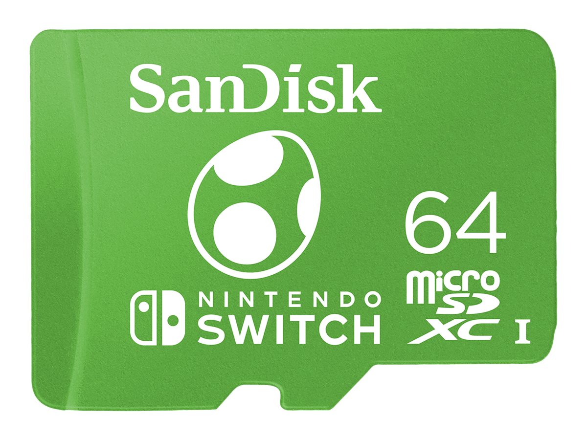 SanDisk Nintendo Switch - paměťová karta flash - 64 GB - microSDXC UHS-I
