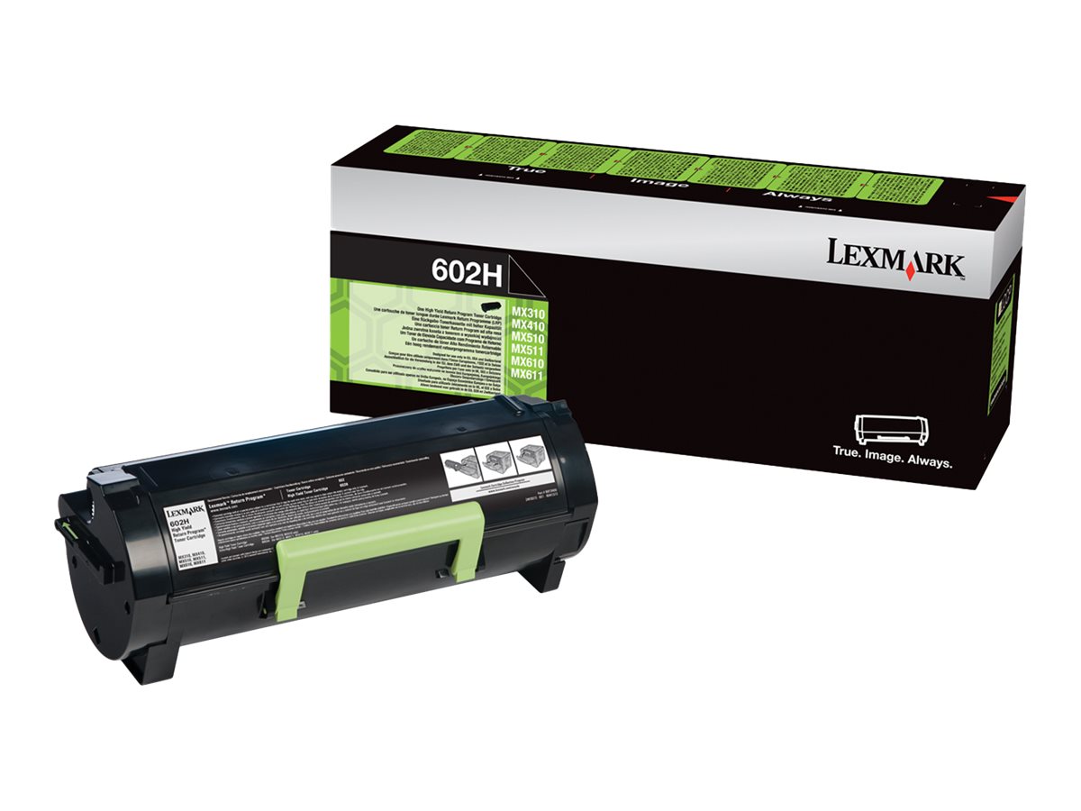 Lexmark 602h High Yield Black Original Toner Cartridge Lccp Lrp