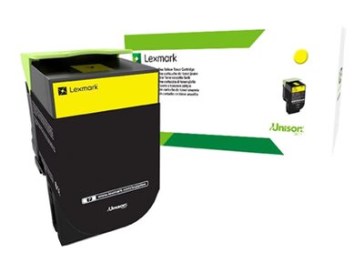 Lexmark 708XYE, Extra High Yield, yellow, original, toner cartridge, LCCP, LRP, Lexmark Corporate