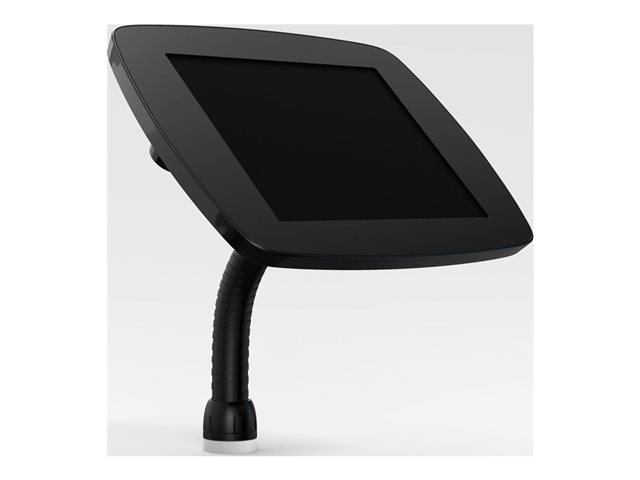 Bouncepad Flex Stand Gooseneck Arm For Tablet Exposed Front Camera And Home Button Black
