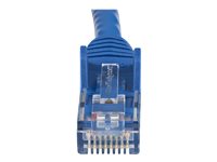 StarTech.com 35ft CAT6 Ethernet Cable - 10 Gigabit Snagless RJ45 650MHz  100W PoE Patch Cord - CAT 6 10GbE UTP Network Cable w/Strain Relief - Blue  