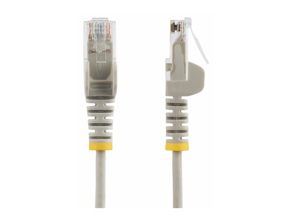 25cm Gray Slim CAT6 Ethernet Cable – foto 2