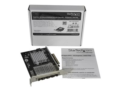 Shop | StarTech.com Quad Port 10G SFP+ Network Card - Intel XL710